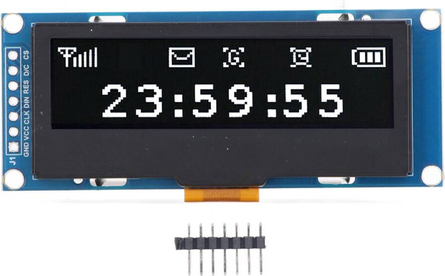 Kontrolgrænseflade Raspberry Pi OLED Display HAT