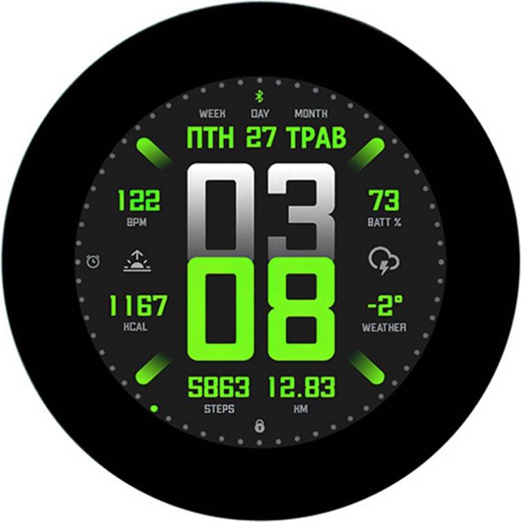 Entwicklungsboard Runden 2.1 Zoll Touchscreen