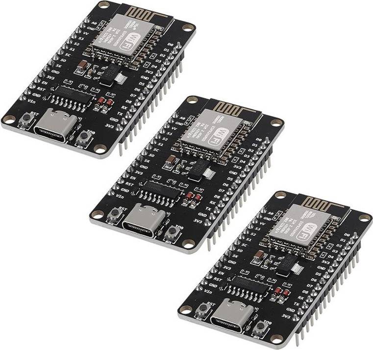8266 Saudism 3pcs Type-C ESP8266 Serial Wireless Module