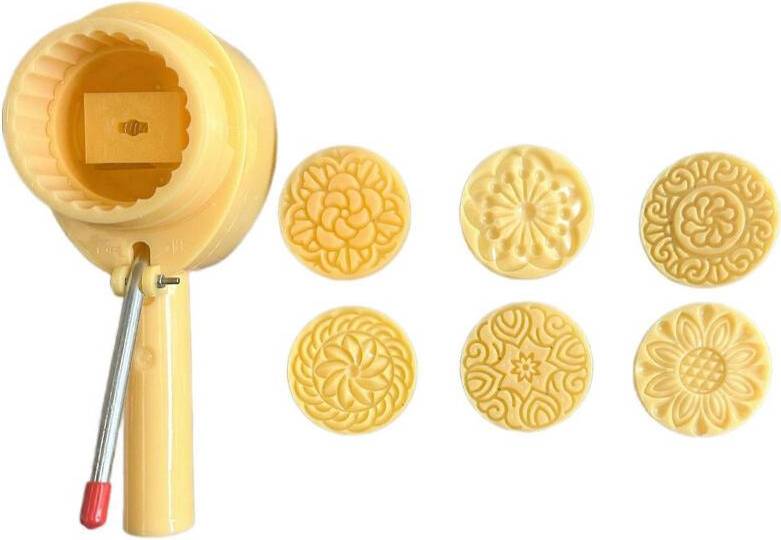 Efficient Kitchen Mooncakes Tool Hand Pressure Springform