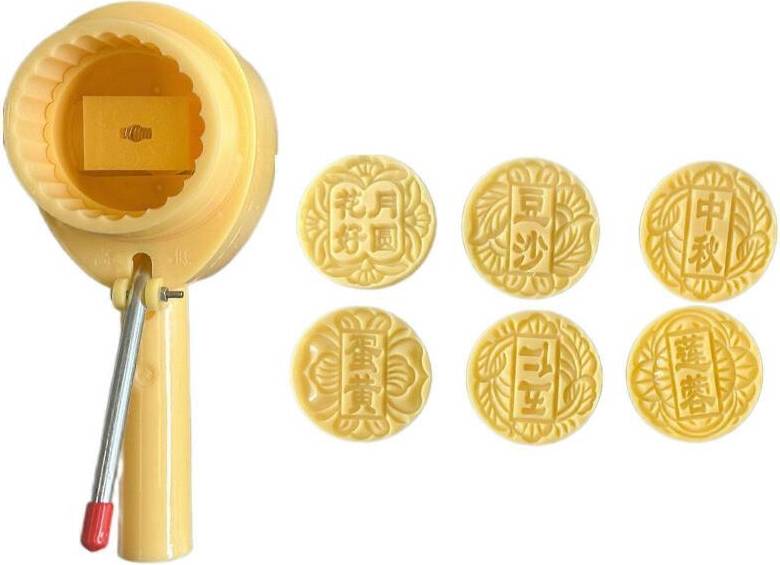 Efficient Kitchen Mooncakes Tool Hand Pressure Springform