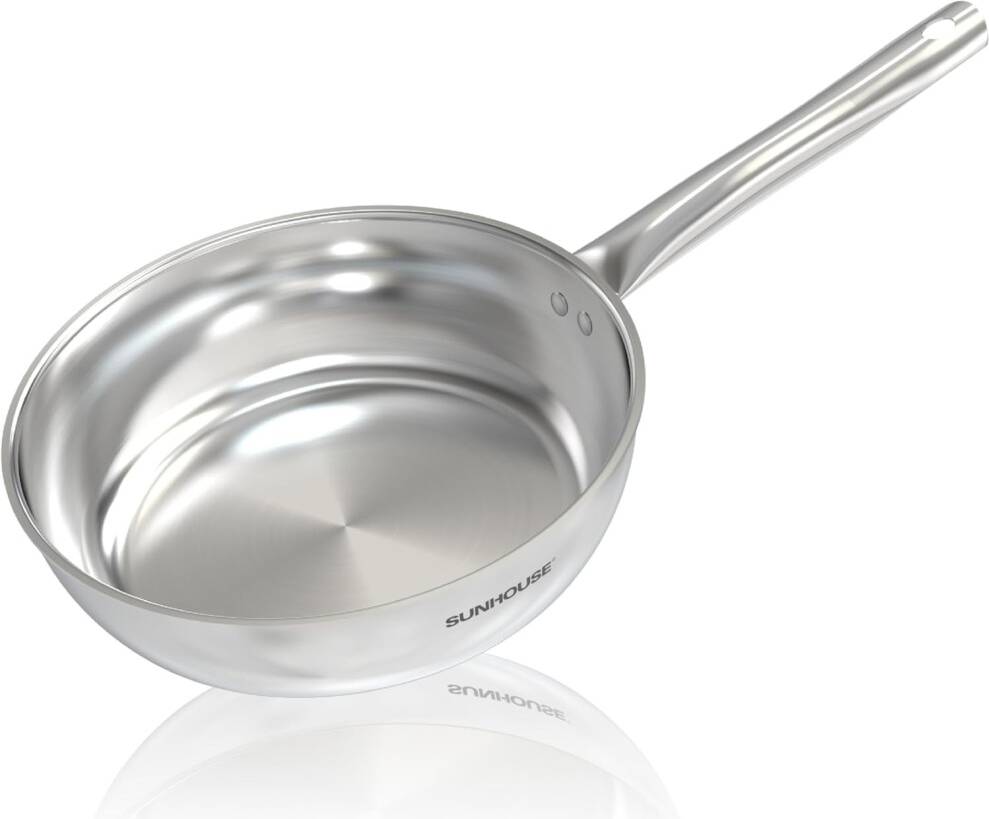 Stainless Steel Frying Pan 8 Inch