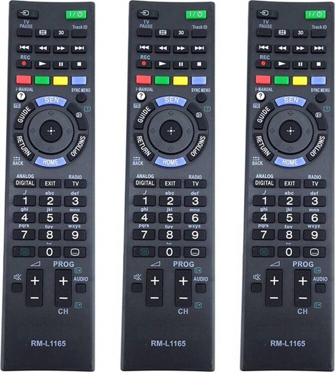 3X Replacement Remote Control RM-L1165