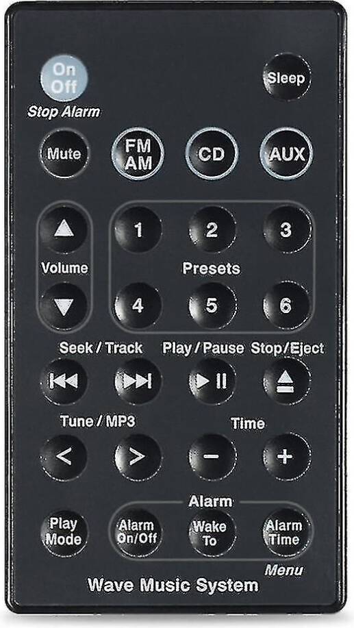 Bose Wave Music Audio System Remote Control