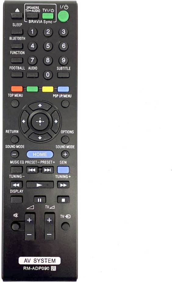 RM-ADP090 Remote Control Replace AV System
