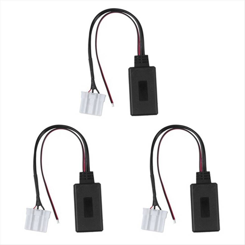 Jojomino 3Pcs Car Wireless Bluetooth Module Adapter