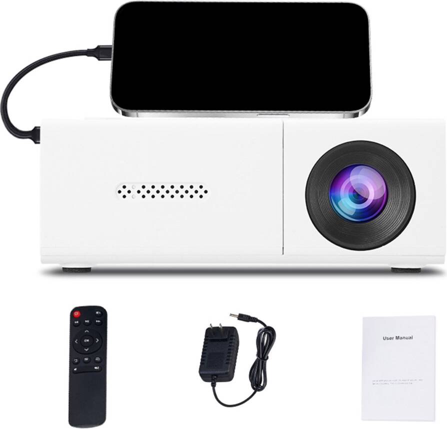 Mini Projector Portable HD Automatic
