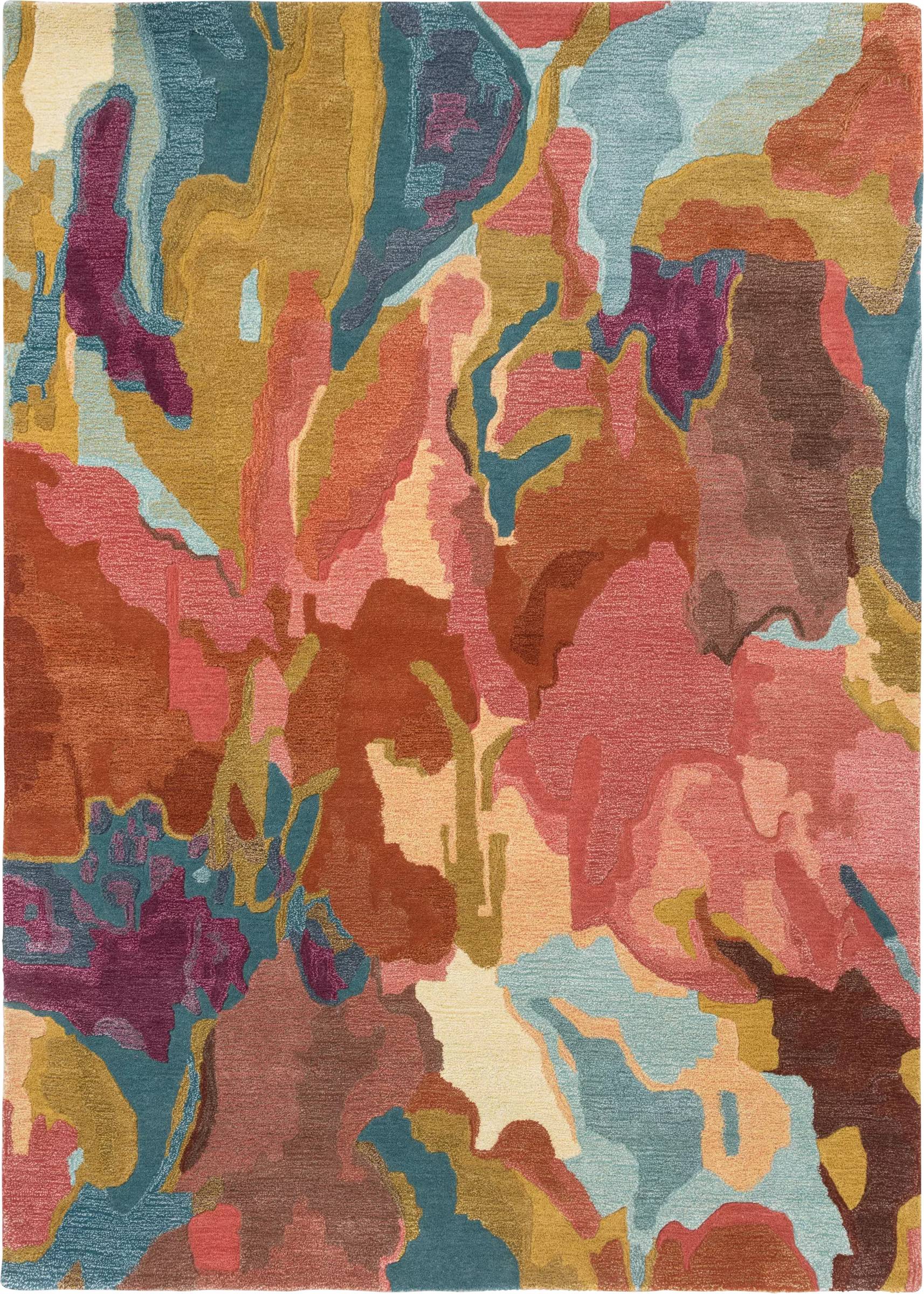Harlequin rugs Harlequin Floresta Rug Rose Gold