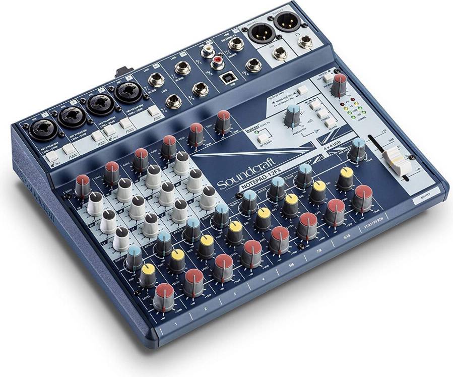 Soundcraft Notepad-12FX 12-Channel Desktop Mixer