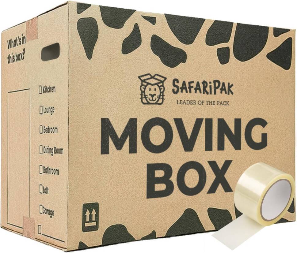 Large packing boxes Strong Large Reusable Cardboard Storage Packing Moving House Boxes 30-Pack