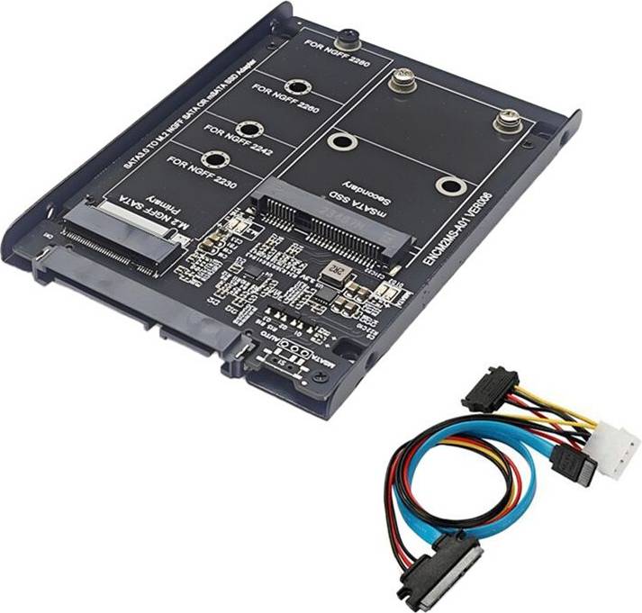 Msata adapter Typecat M2 MSATA to SATA3.0 6Gb Adapter Riser Card Board