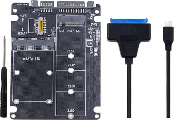 Typecat MSATA to USB Adapter Riser Board