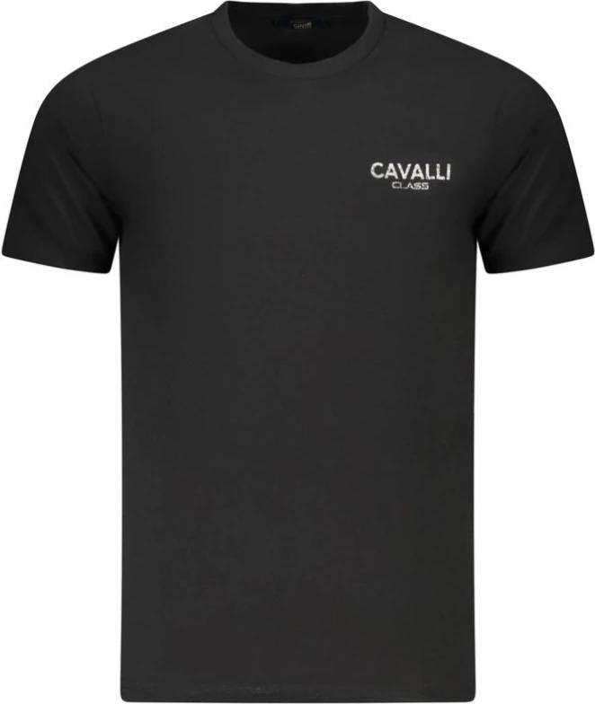 Cavalli Class Sort Bomuld T-Shirt - Sort