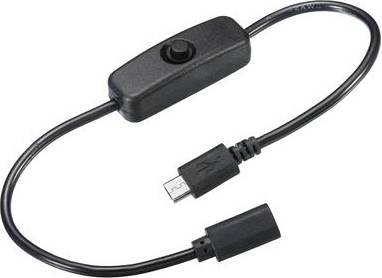 Micro usb connector Micro USB Cable With On Off Power Switch 2pcs
