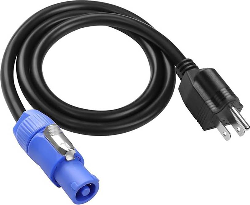 AC PowerCON Cable for Active Line Array 3 Meter