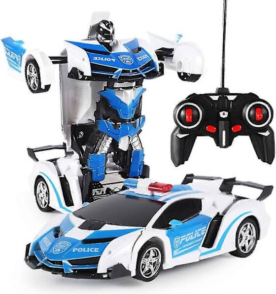 Transformer Transformer Remote Control Car Blue White