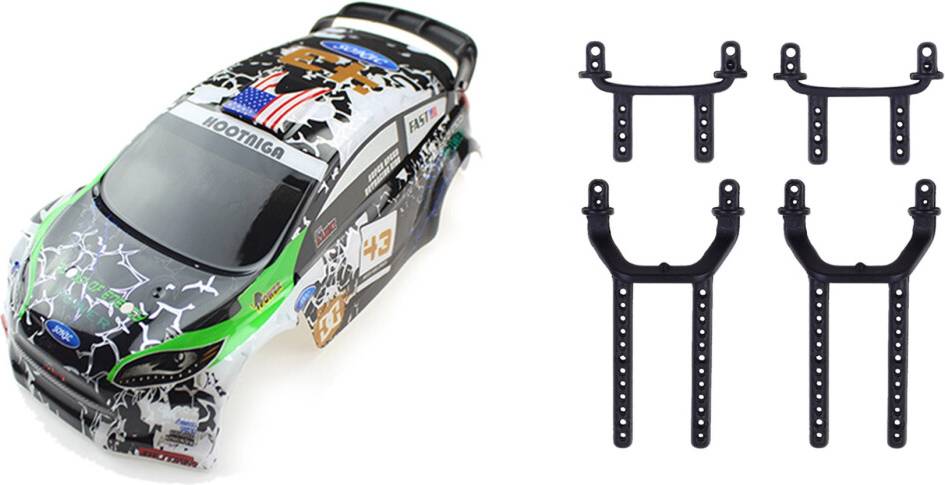 Rc car remote RC Car Shell Body Remote Control Toy 4 Pcs K989-50 K989-51 Front Rear Car Shell Column
