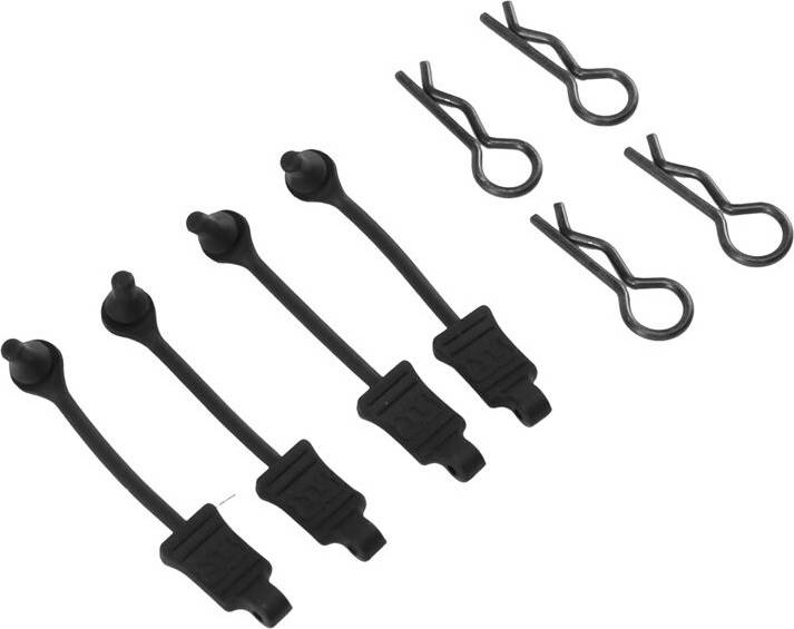 4Pcs Rubber Body Clip Retainer Shell