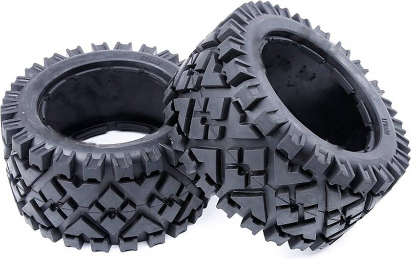 Rc Car All Terrain Rear Tires Skin