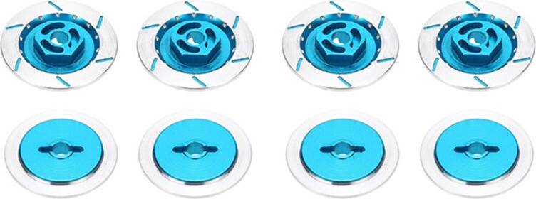Torribaly 8PCS Aluminum Alloy Brake Disc Wheel Rim Box