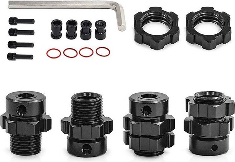 RC Car Upgrade Extended Wheel Hex Hub Adapter Kit