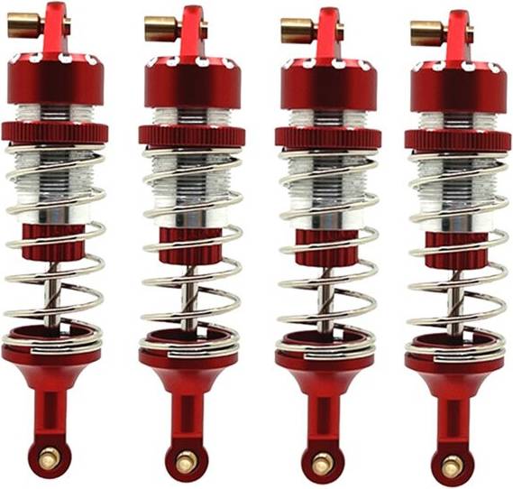 RC Car Upgrade Front Rear Hydraulic Shock Absorbers Kit
