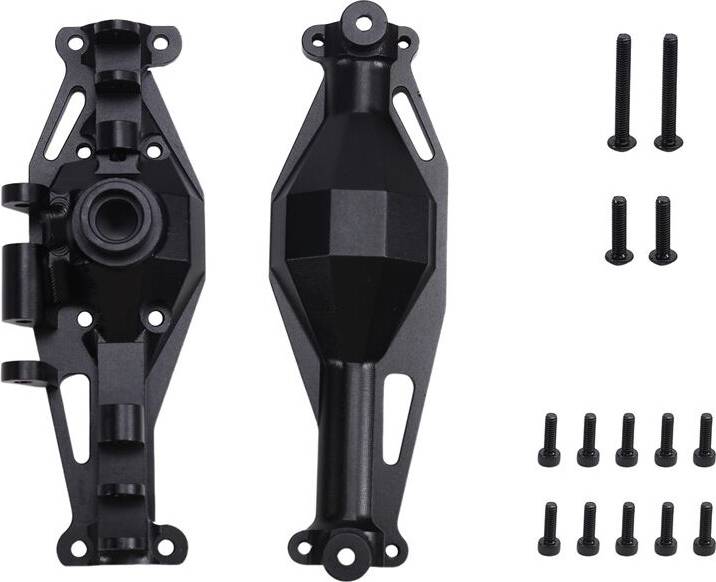 RC Car Upgrade Rear Axle Housing Kit Black