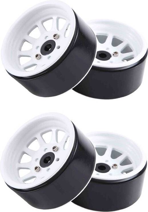 4PCS Metal Alloy Beadlock Wheel Rims
