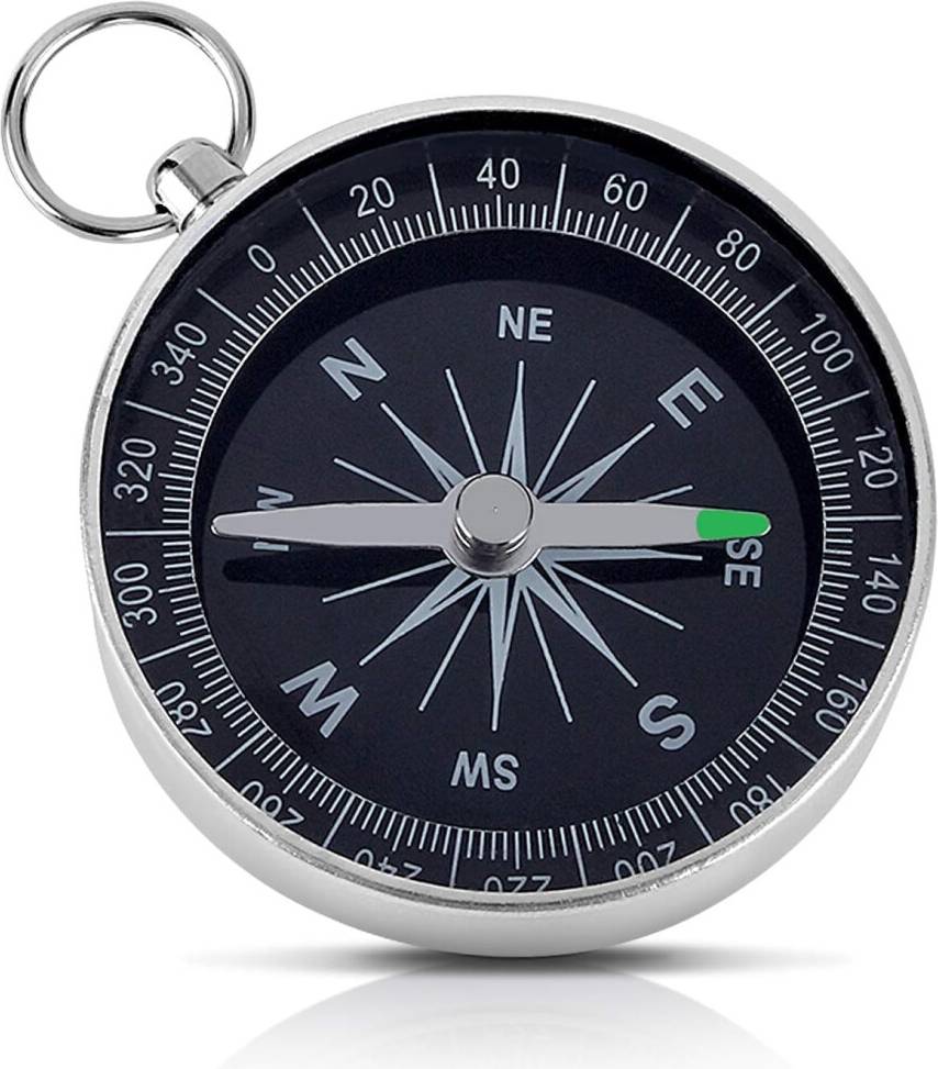 Simple Hiking Compass 360 Degree Rotating