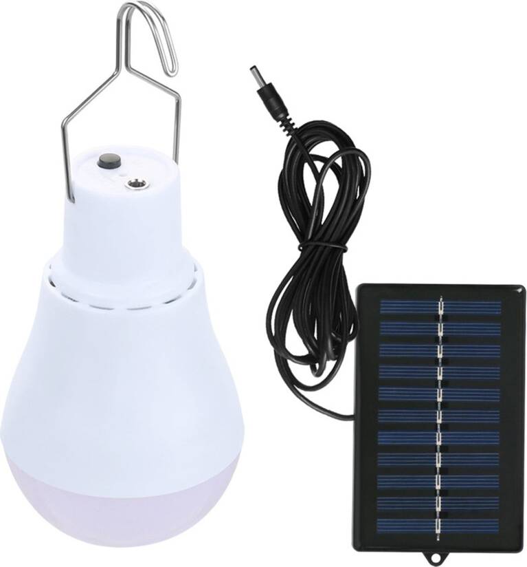 Kdkad Solar LED Lamp Portable Rechargeable