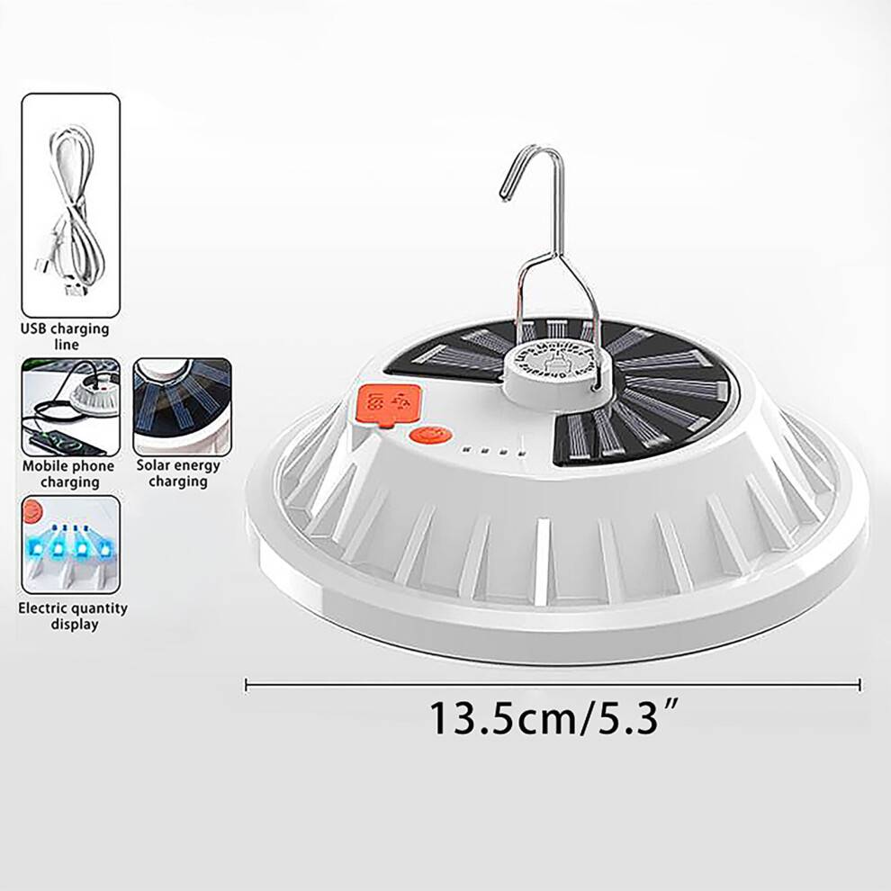 Solar Rechargeable LED Emergency Light