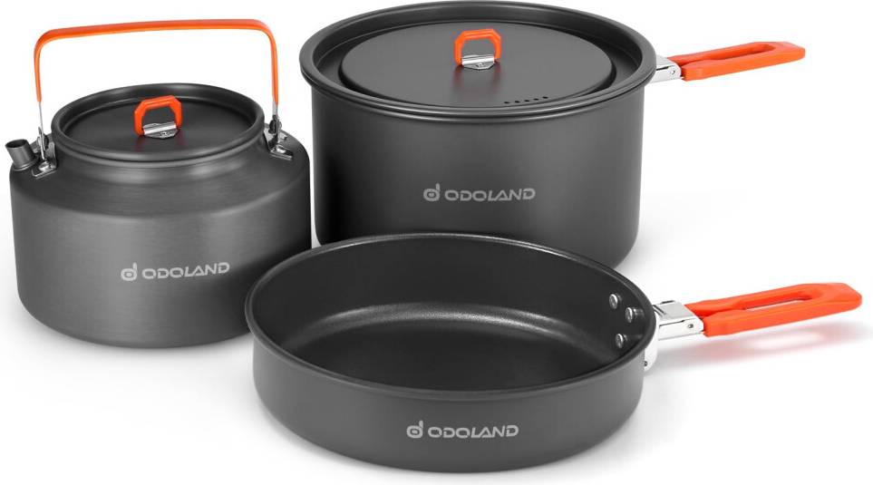 Odoland Camping Outdoor Cookware Mess Kit