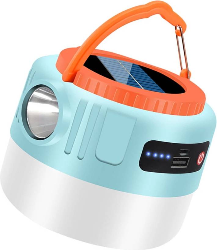 Solar Camping Light USB Rechargeable LED Lamp