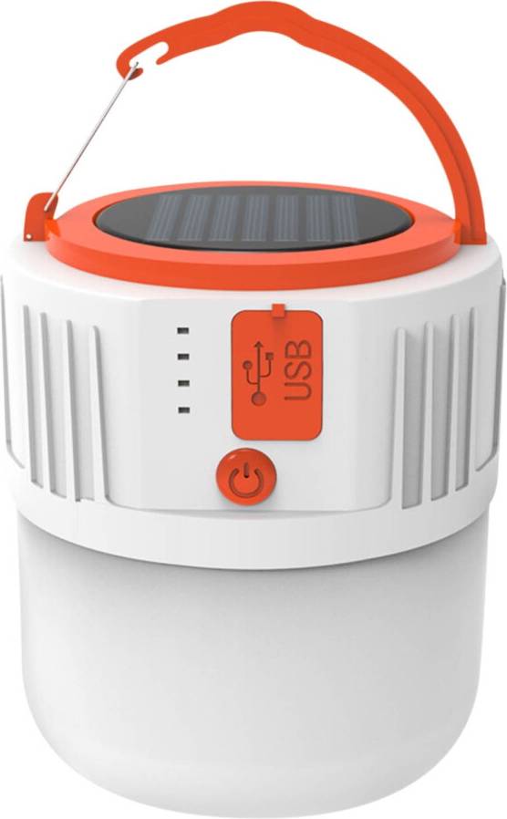 Solar LED Camping Light USB Rechargeable