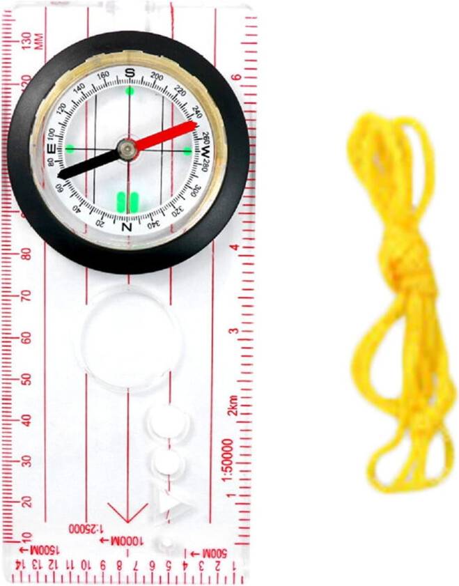 Survival Compass with Ruler