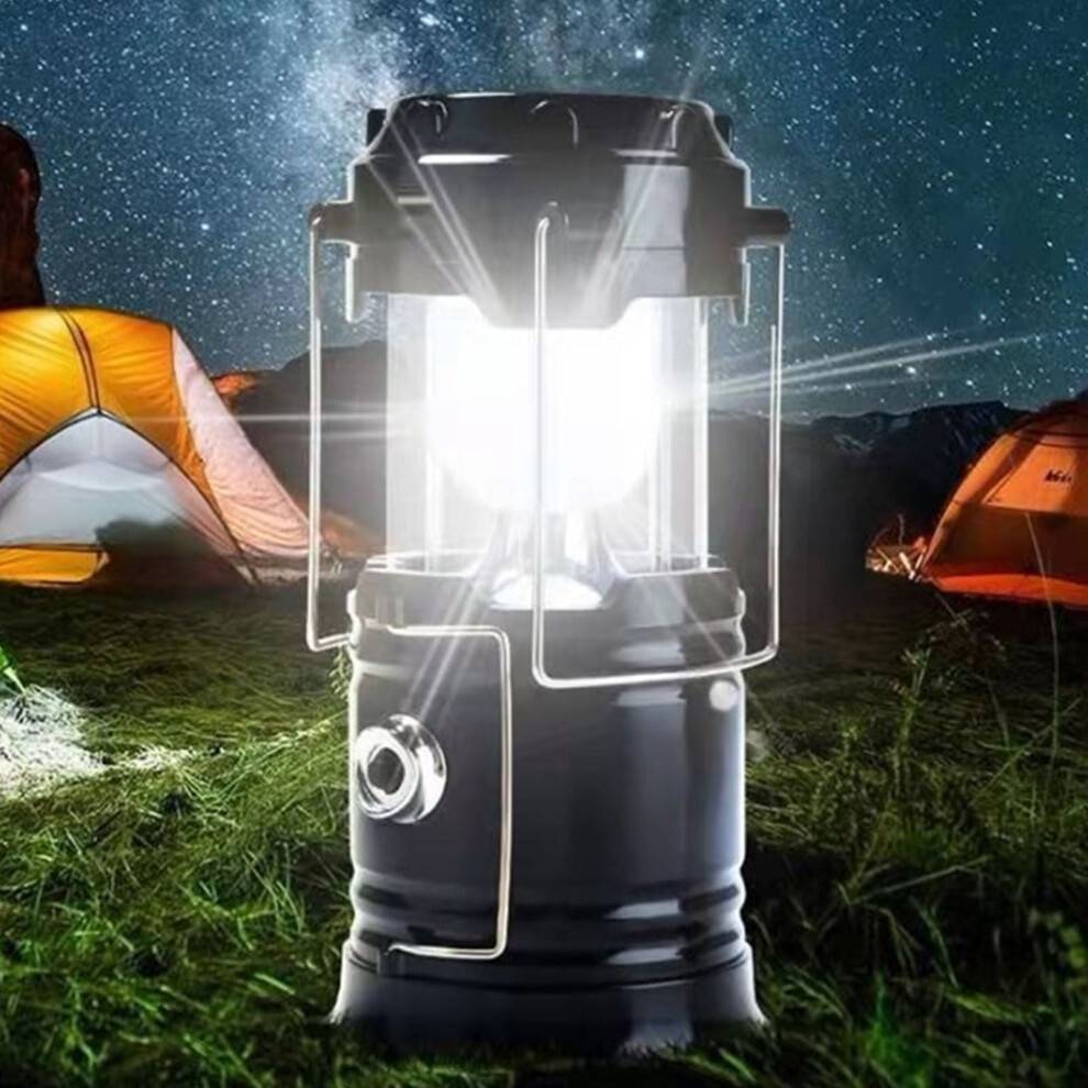 USB Solar Rechargeable Portable LED Tent Light