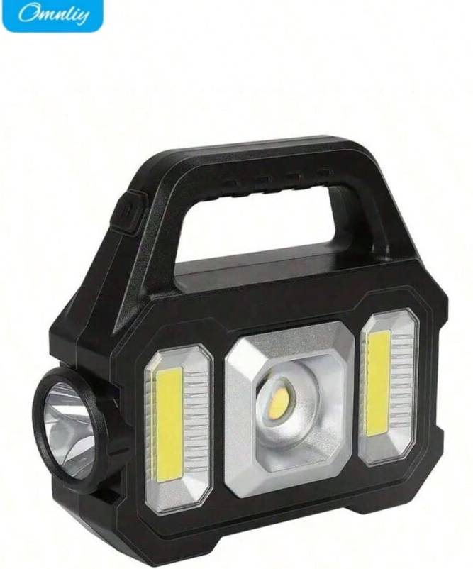 Solar LED Camp Light Backup Charging