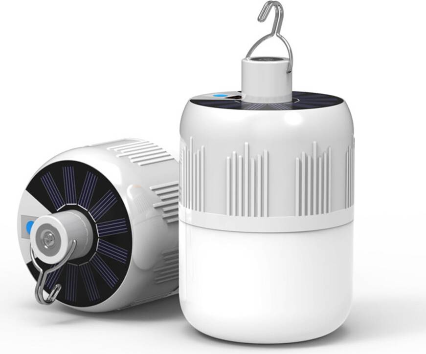 Solar LED Camping Light with Power Bank