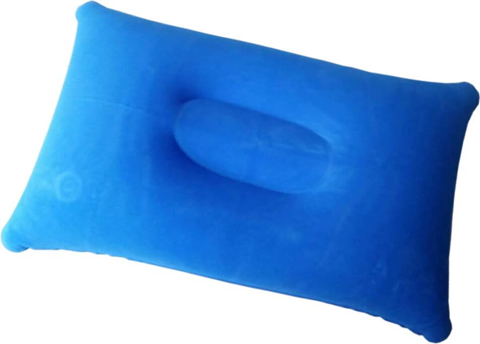 Portable Inflatable Travel Pillow Blue