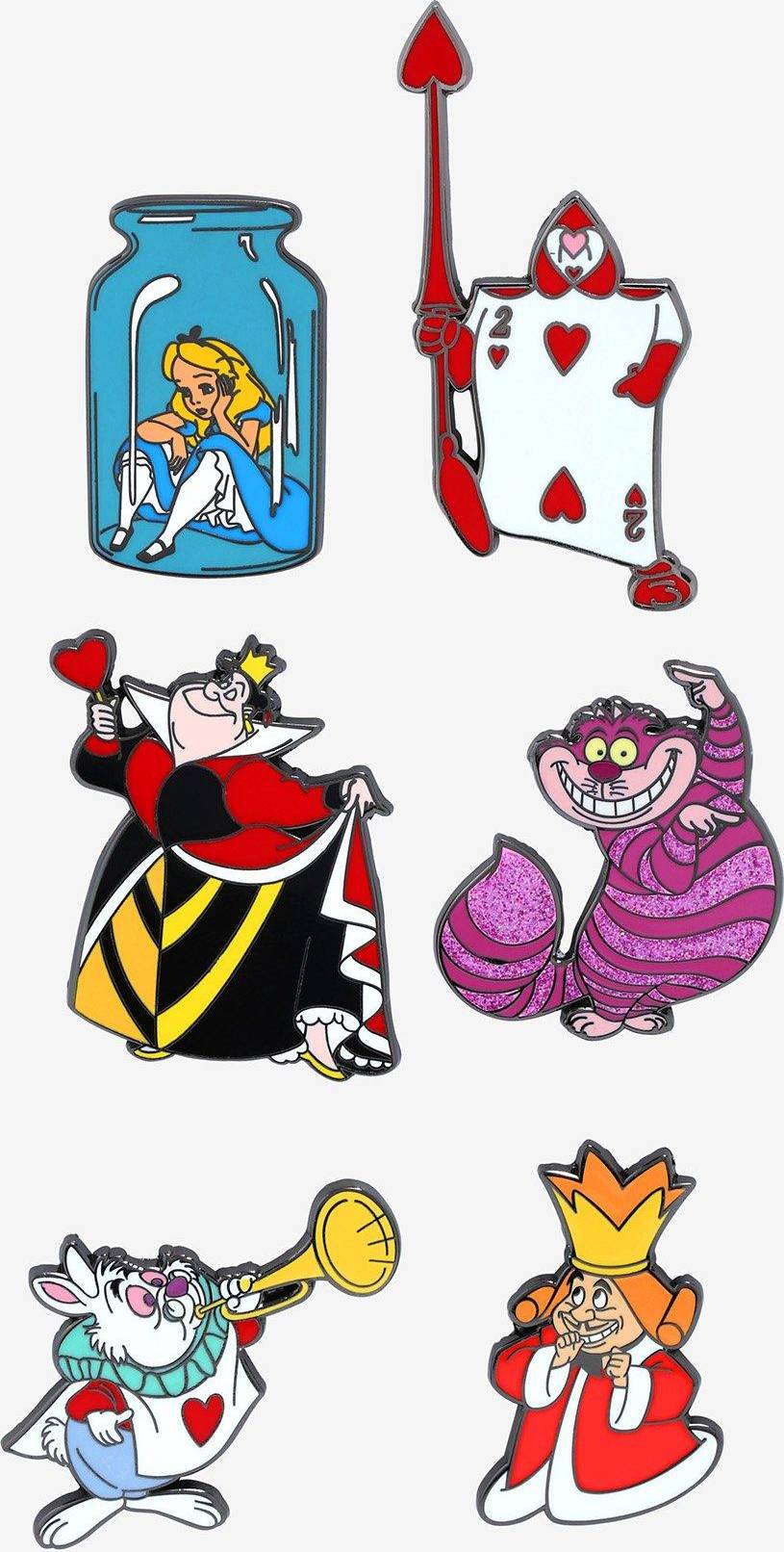 Alice In Wonderland Blind Box Enamel Pin - Assorted