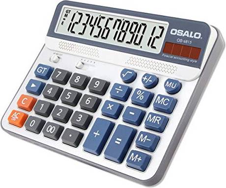 Calculator Extra Large Display 12 Digits