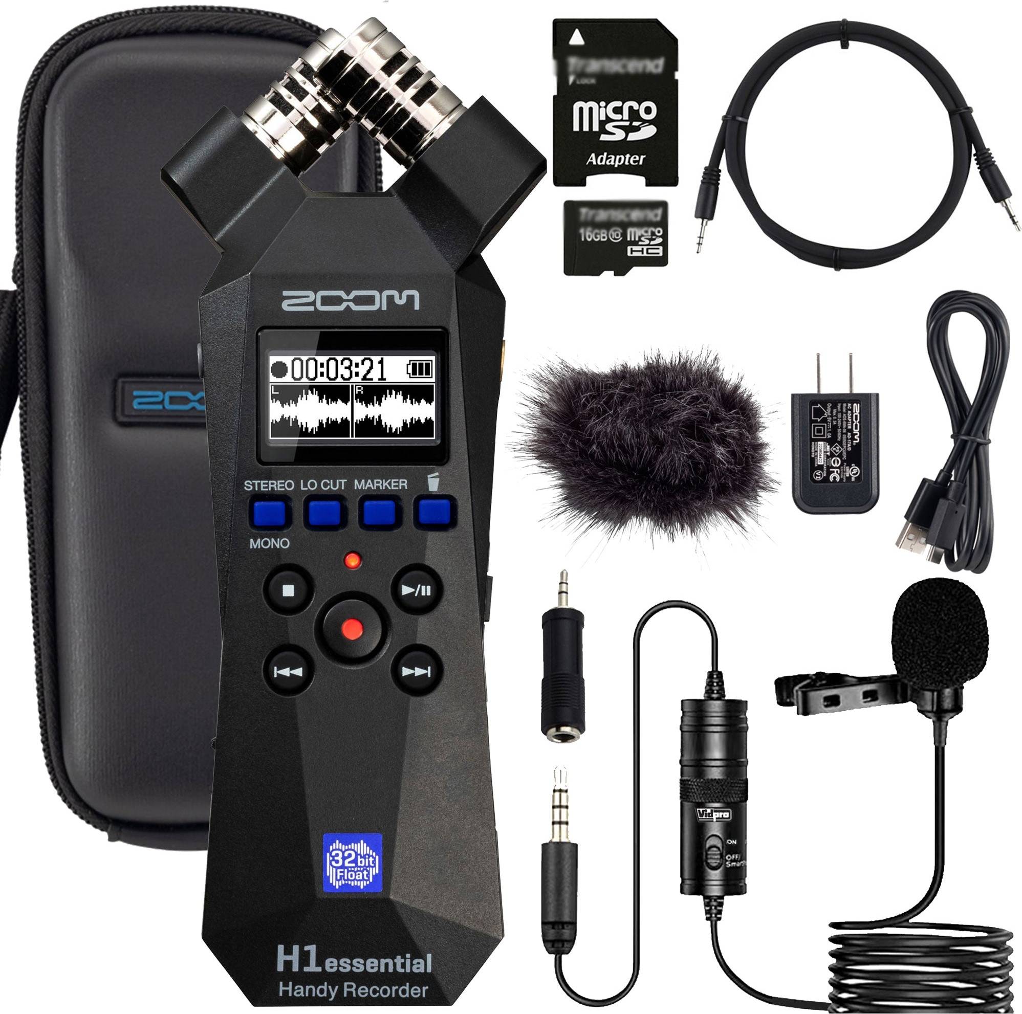Zoom audio recorder Zoom H1essential 2-Track 32-Bit Audio Recorder Bundle