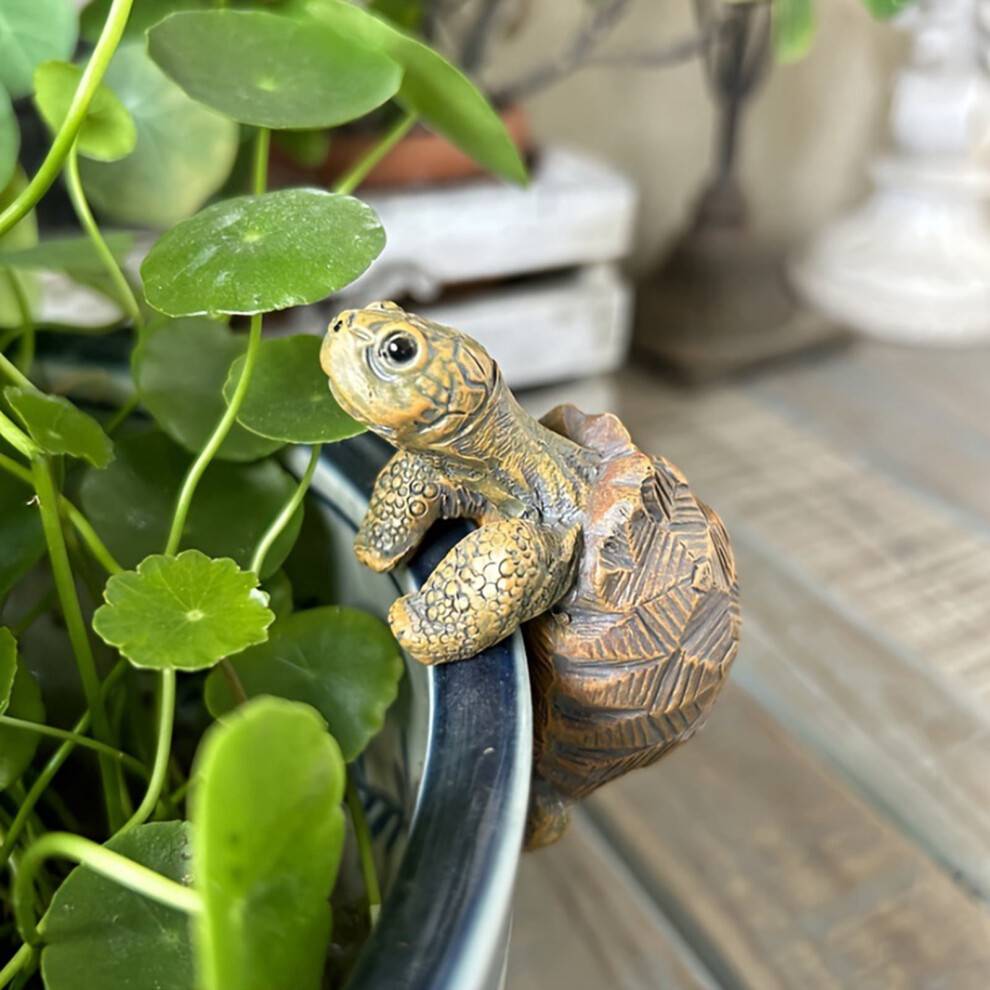 Spring Garden Turtle Statue 3"