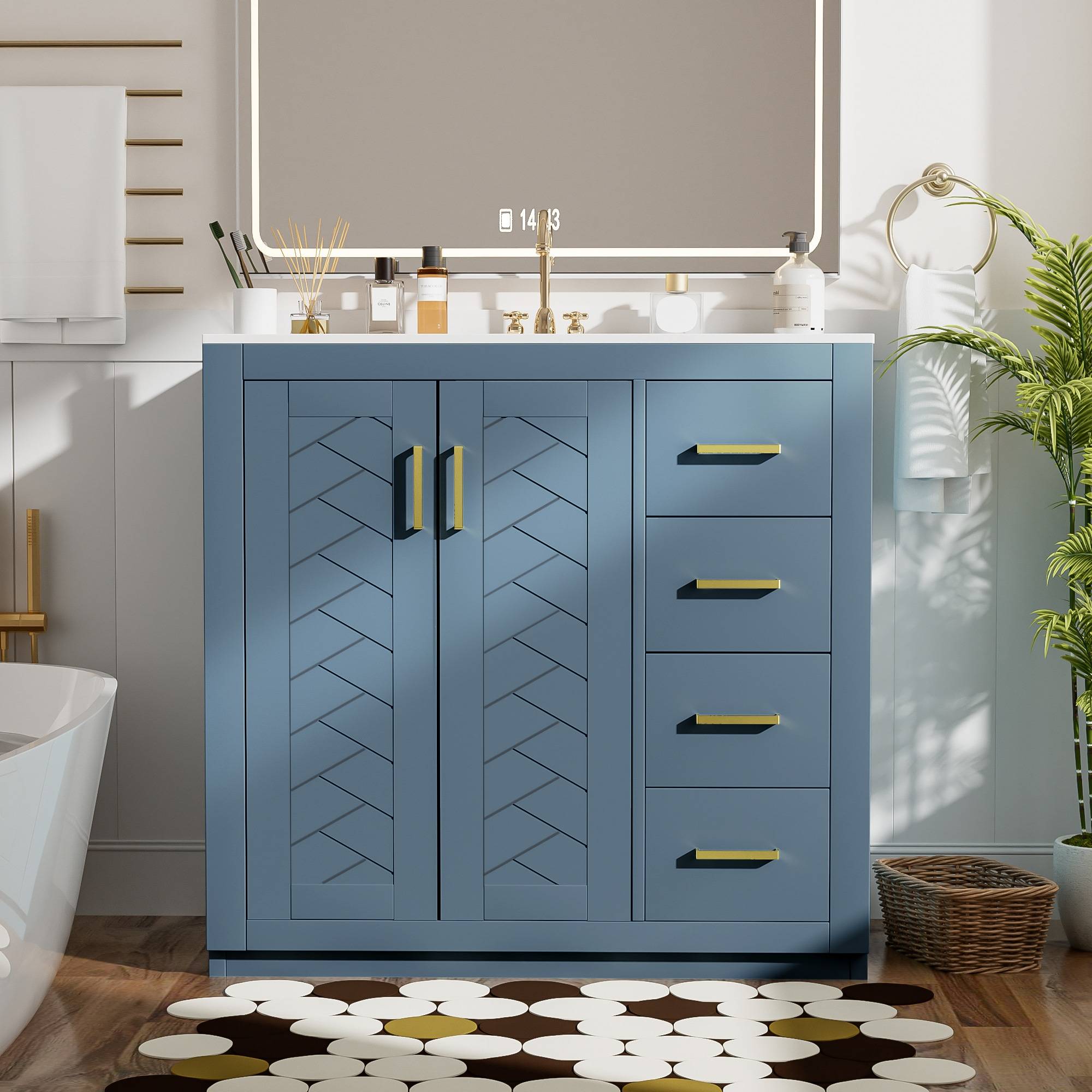 Vanity set GDFSTUDIO 36 Inch Bathroom Vanity Set