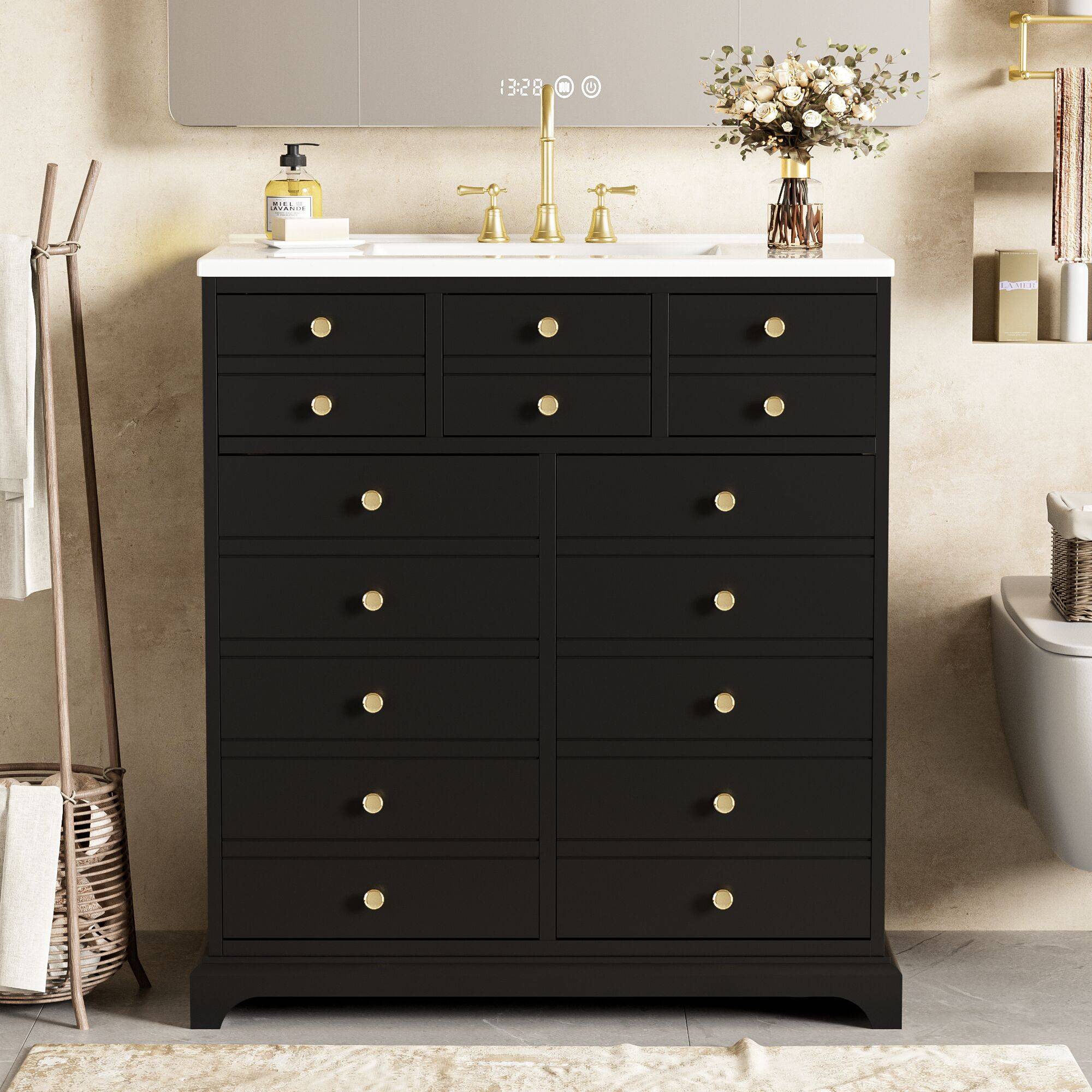 Vanity set GDFSTUDIO 30 Inch Bathroom Vanity Set