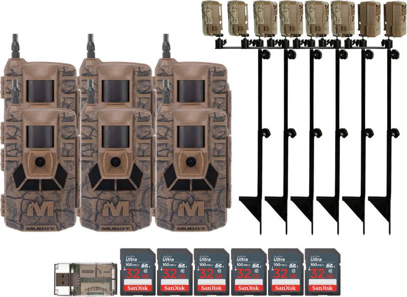Muddy Matrix 36MP Imaging Cellular Trail Camera 6-Pack