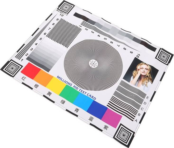 Monitor Calibration Card Security Camera Focus