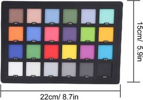 Color Calibration Card Camera 24 Correction Charts