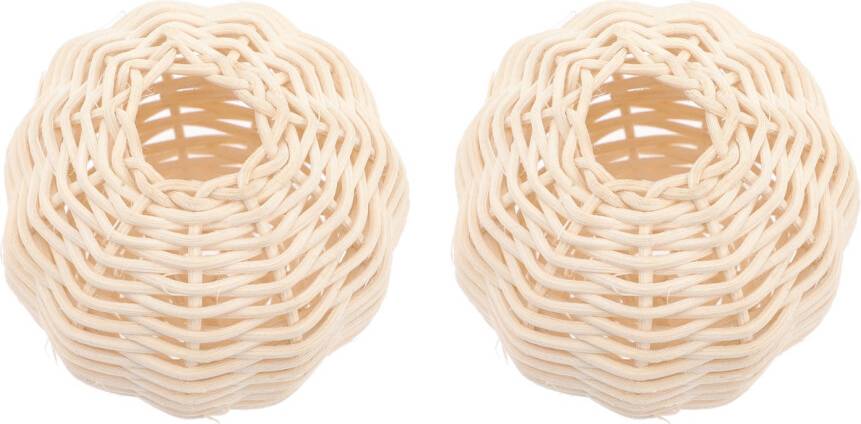 Rattan light shade 2 Pcs Rattan Pendant Light Shade