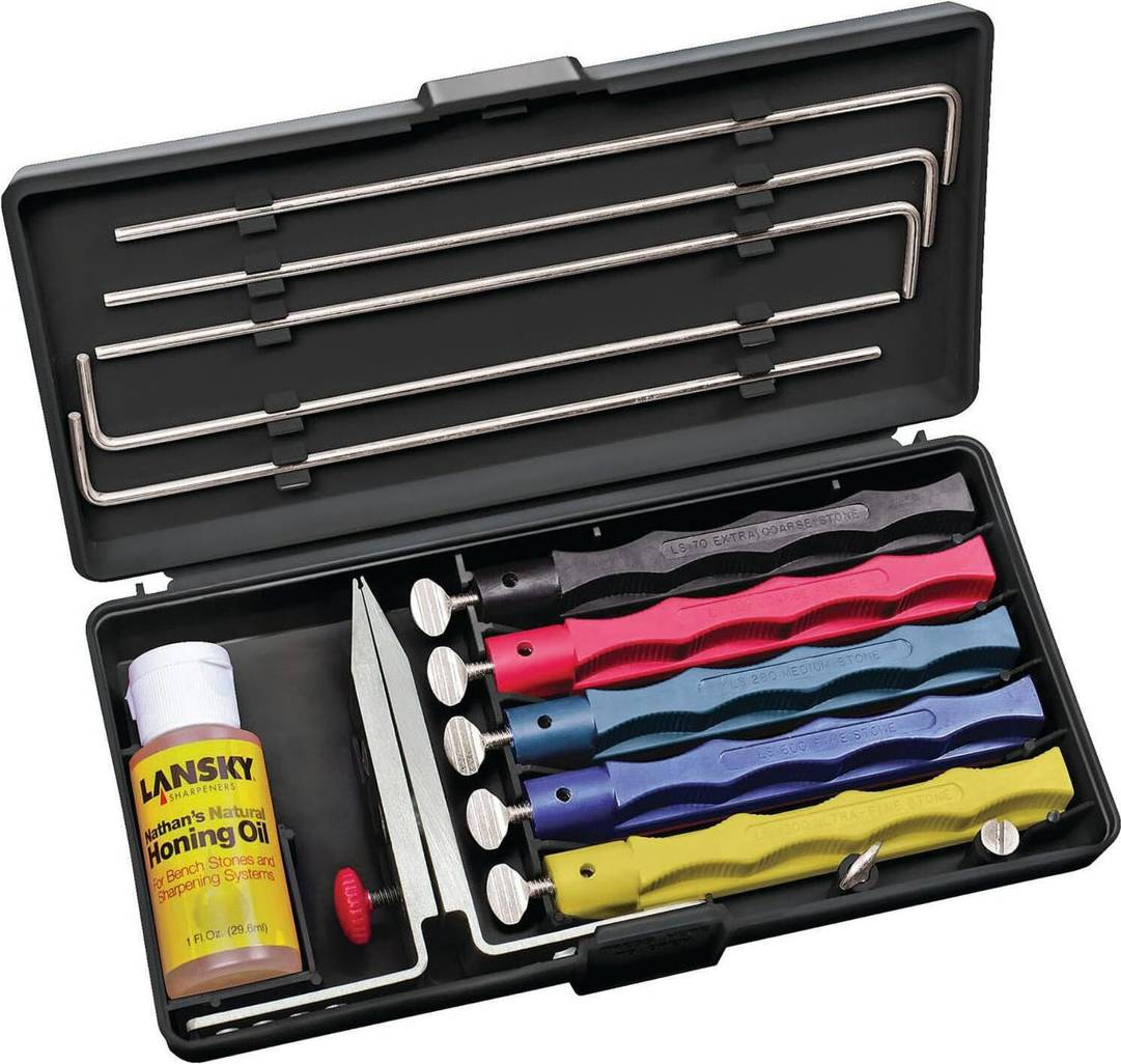 Lansky Deluxe 5-Stone Ceramic Knife Sharpening System